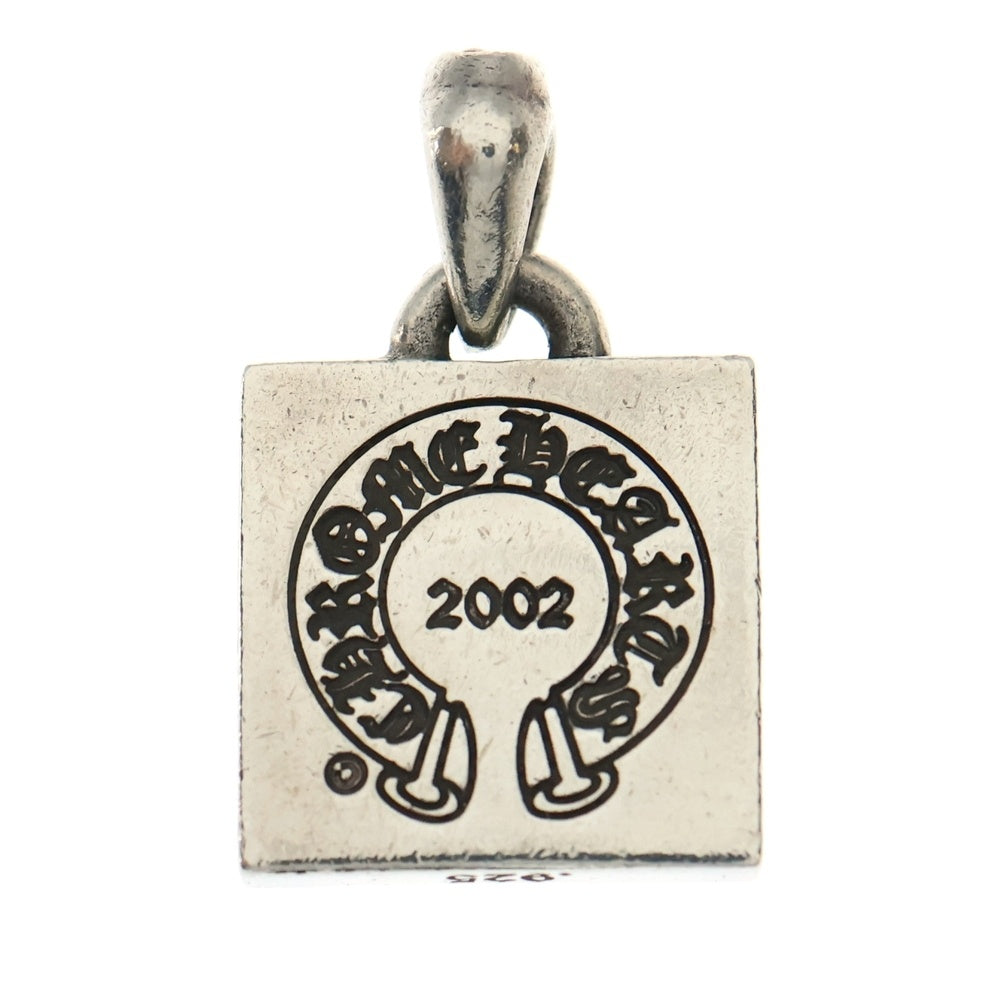CHROME HEARTS(クロムハーツ) FRAMED LETTER BLOCK L フレームド レターブロック Lアルファベットチャーム ペンダントトップ シルバー