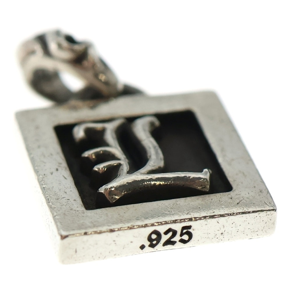 CHROME HEARTS(クロムハーツ) FRAMED LETTER BLOCK L フレームド レターブロック Lアルファベットチャーム ペンダントトップ シルバー