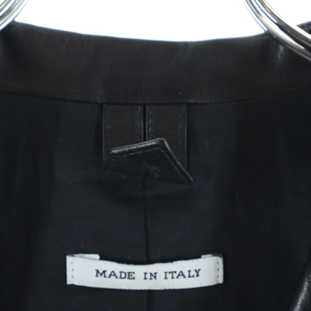 YVES SAINT LAURENT(イヴサンローラン) TOM FORD期 3B LEATHER JACKET トムフォード期 レザーテーラードジャケット ブラック