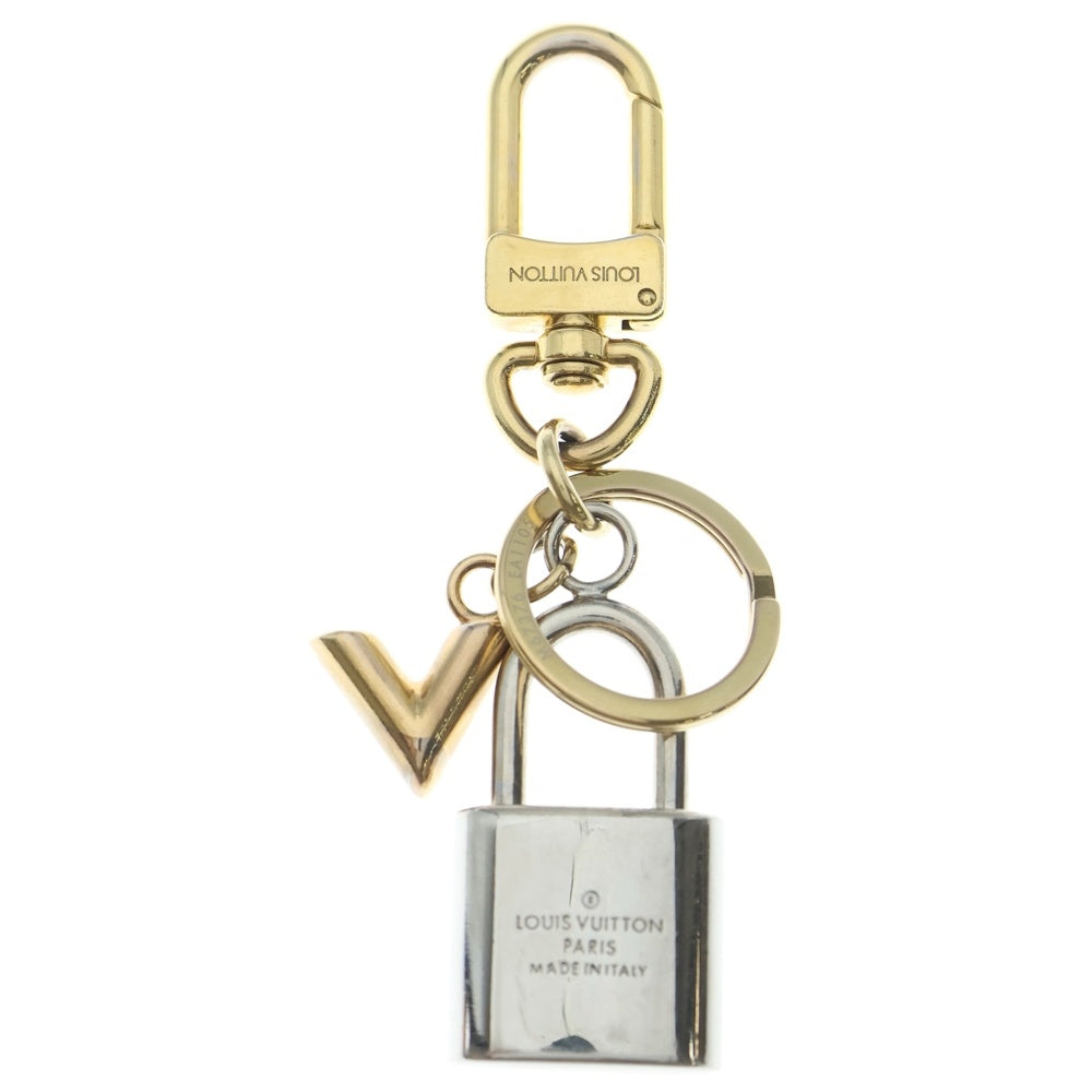 LOUIS VUITTON(ルイヴィトン) カレイド V パドロック キーホルダー チャーム シルバー/ゴールド M67376 レディース