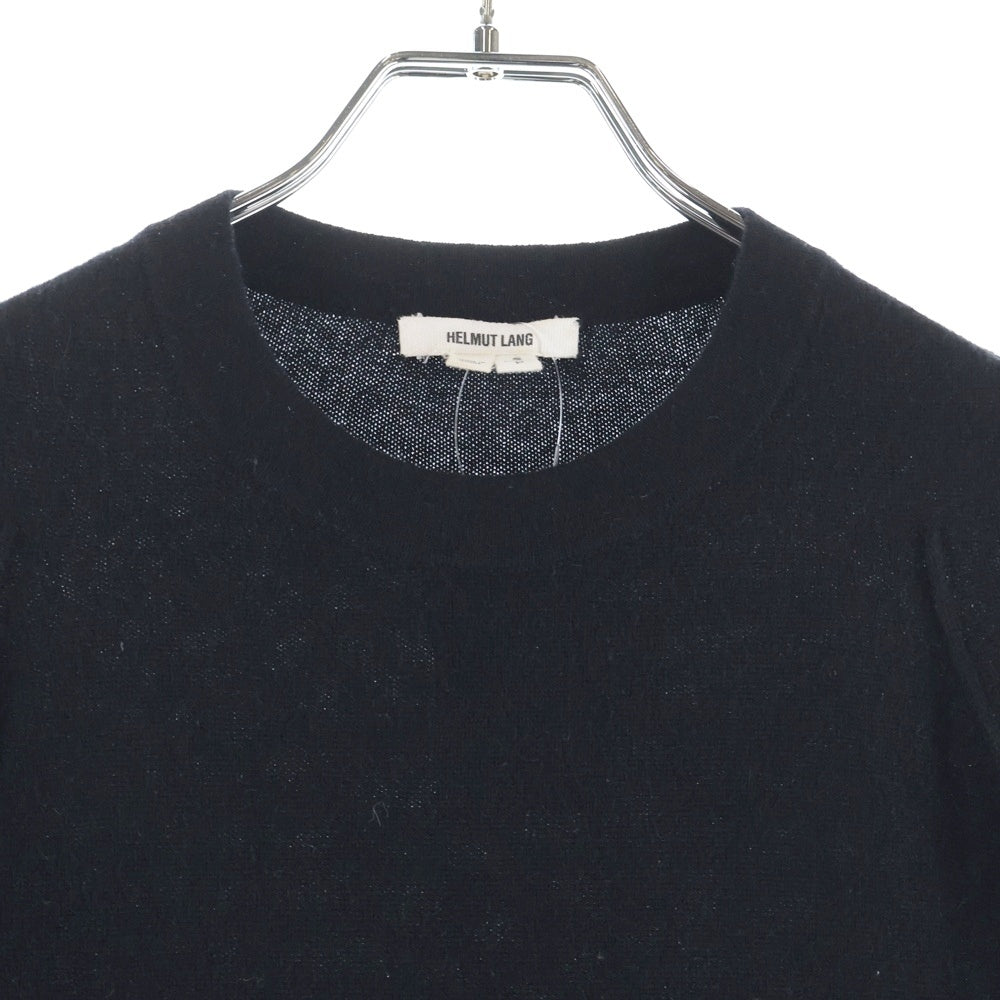 HELMUT LANG(ヘルムートラング) クルーネック カシミヤニットセーター ブラック