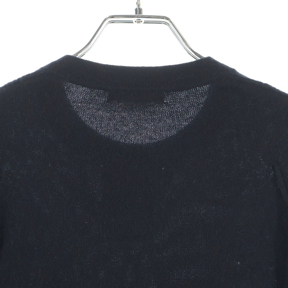 HELMUT LANG(ヘルムートラング) クルーネック カシミヤニットセーター ブラック