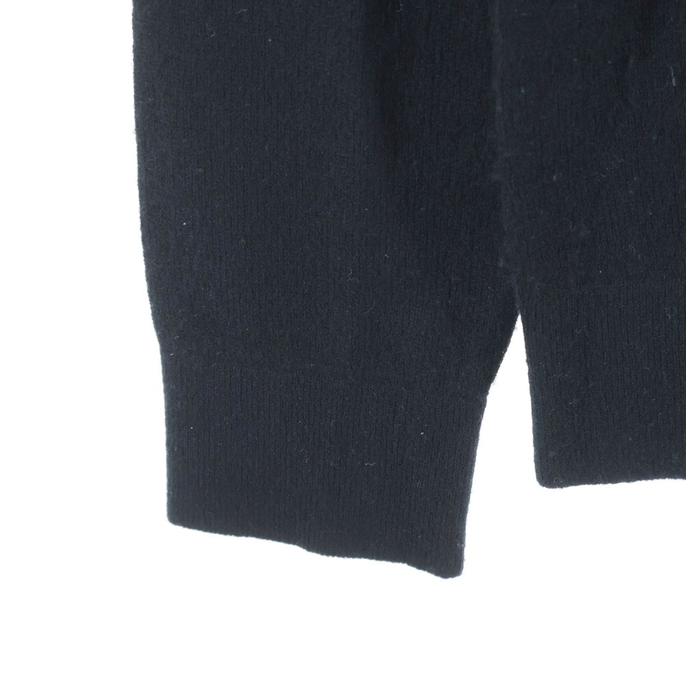 HELMUT LANG(ヘルムートラング) クルーネック カシミヤニットセーター ブラック
