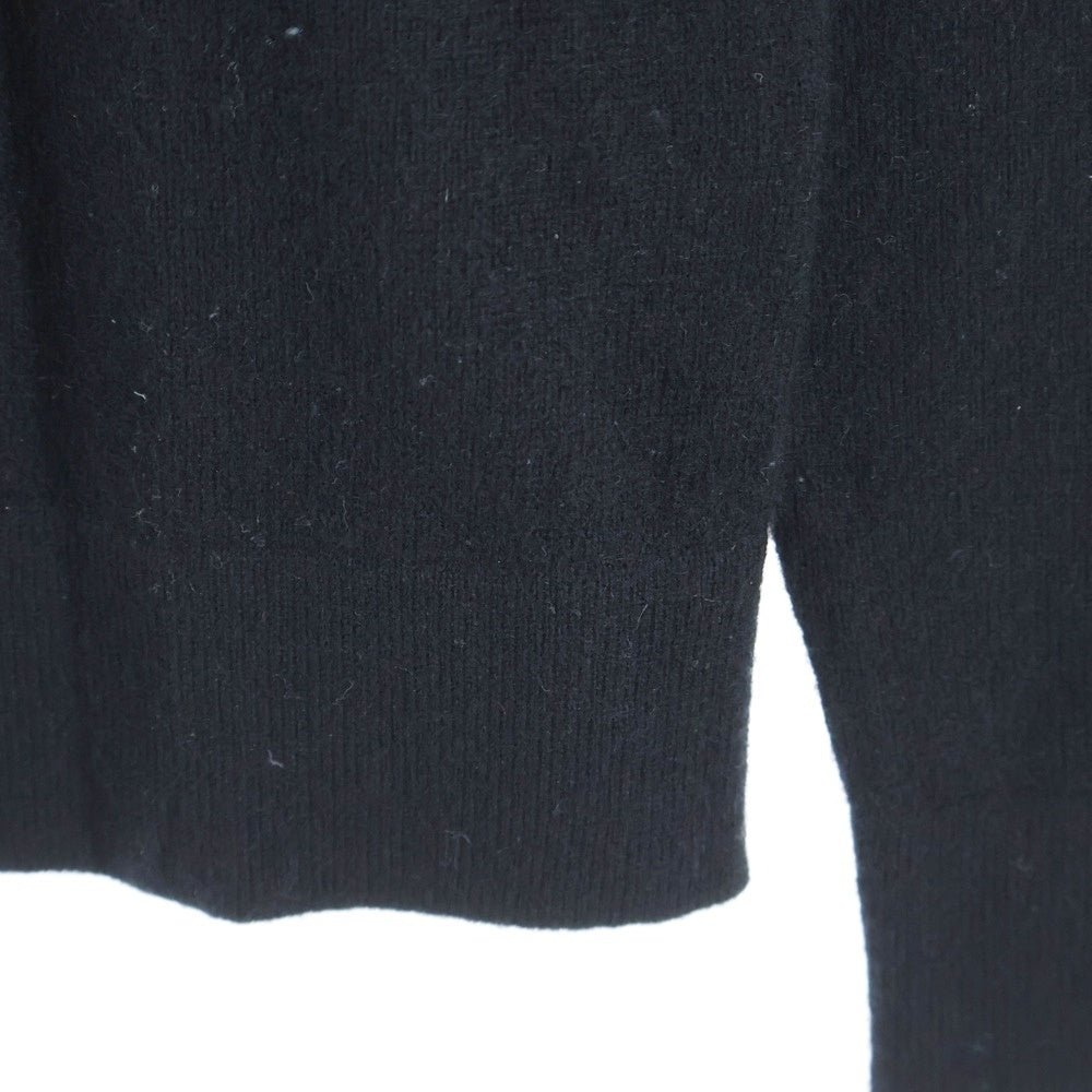 HELMUT LANG(ヘルムートラング) クルーネック カシミヤニットセーター ブラック