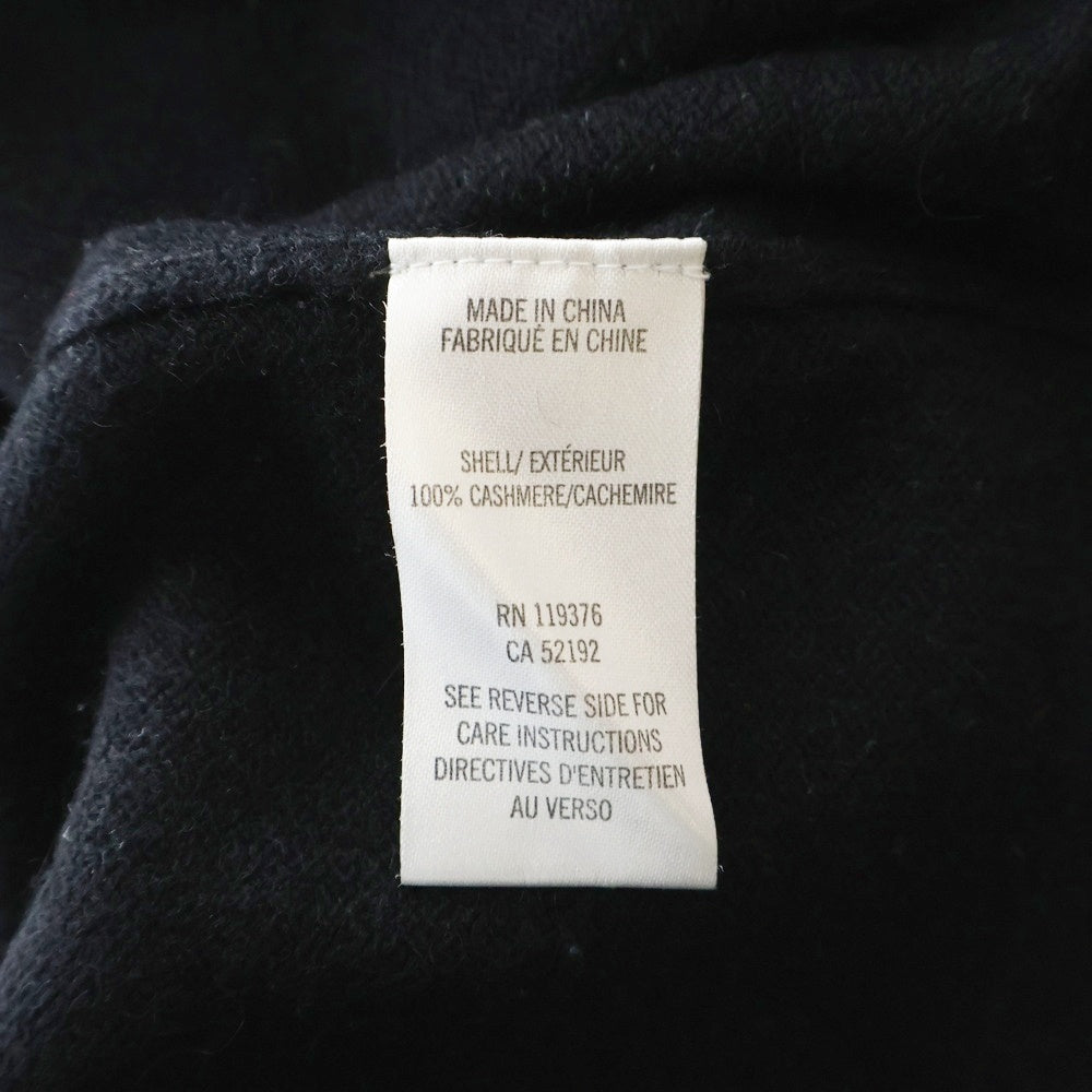 HELMUT LANG(ヘルムートラング) クルーネック カシミヤニットセーター ブラック