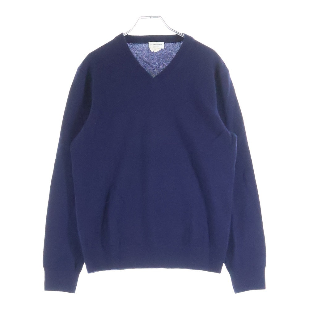 CLUB MONACO(クラブ モナコ) CLUB MONACO(クラブモナコ) カシミヤ Vネックニットセーター ネイビー
