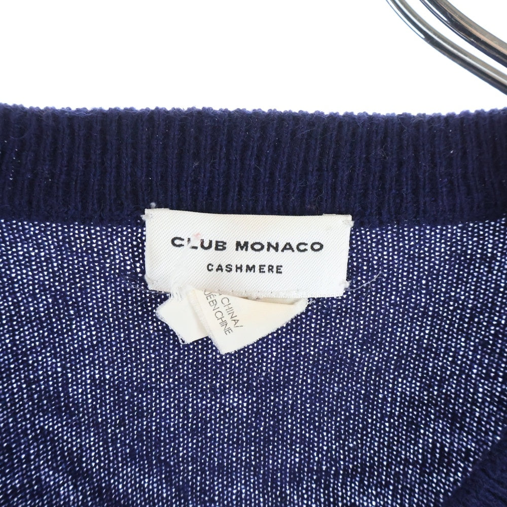 CLUB MONACO(クラブ モナコ) CLUB MONACO(クラブモナコ) カシミヤ Vネックニットセーター ネイビー
