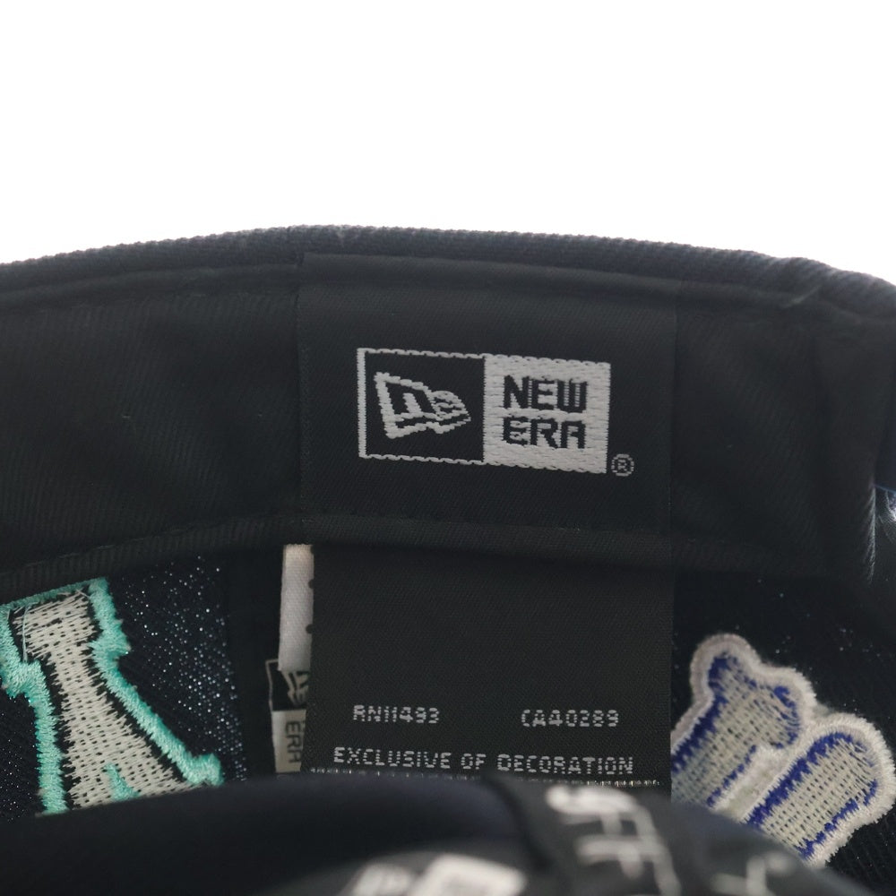 SAINT MICHAEL(セントマイケル) NEW ERA CAP YANKEES ニューエラ ニューヨークヤンキース ロゴ刺繍 ベースボールキャップ 帽子 ネイビー