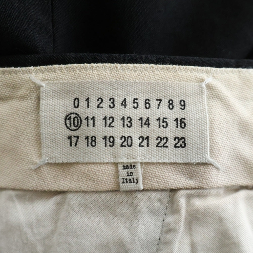 Maison Margiela(メゾンマルジェラ) 16SS Wool Mohair ウールモヘアパンツ スラックス ブラック S50KA0342