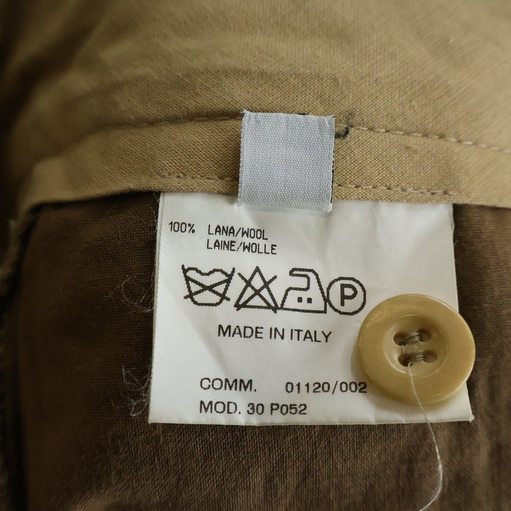 Maison Margiela(メゾンマルジェラ) 00AW 本人期 Wool Belt Pants ウールベルトパンツ スラックス ベージュ