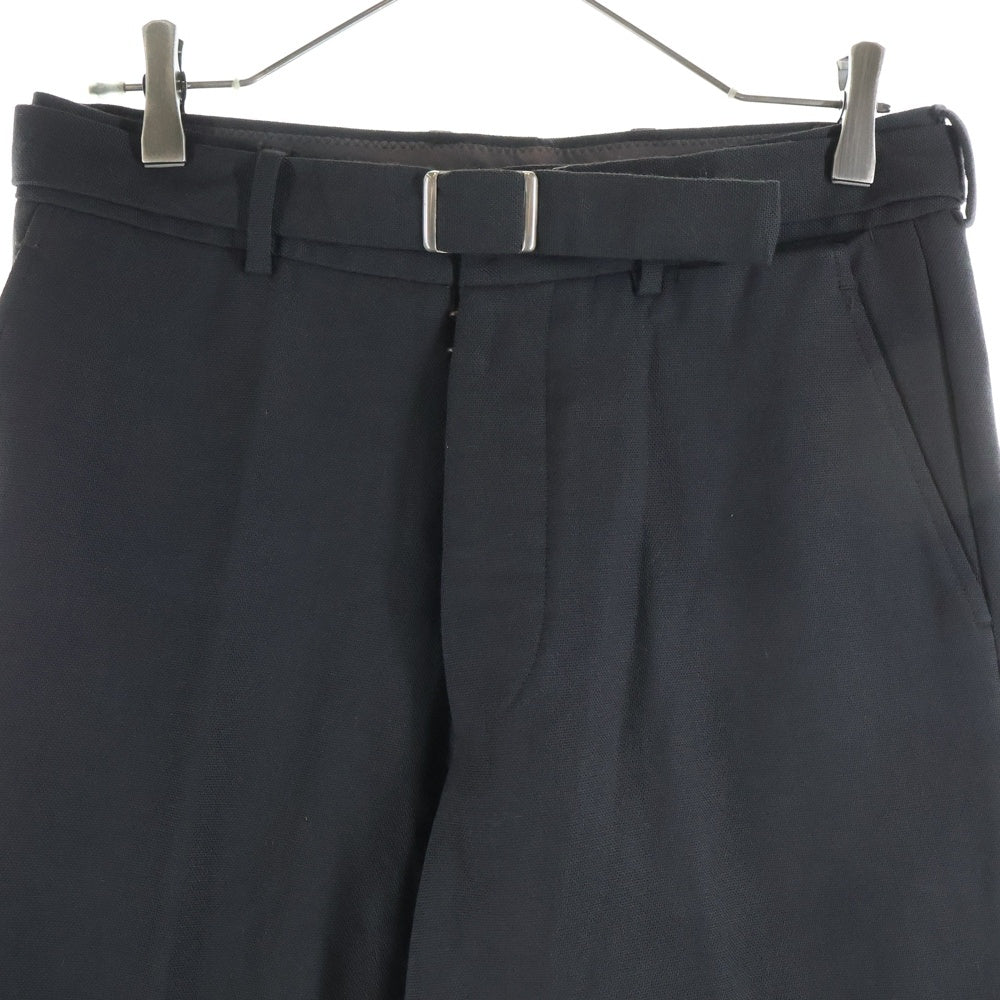 Maison Margiela(メゾンマルジェラ) 00AW 本人期 Wool Belt Pants ウールベルトパンツ スラックス グレー