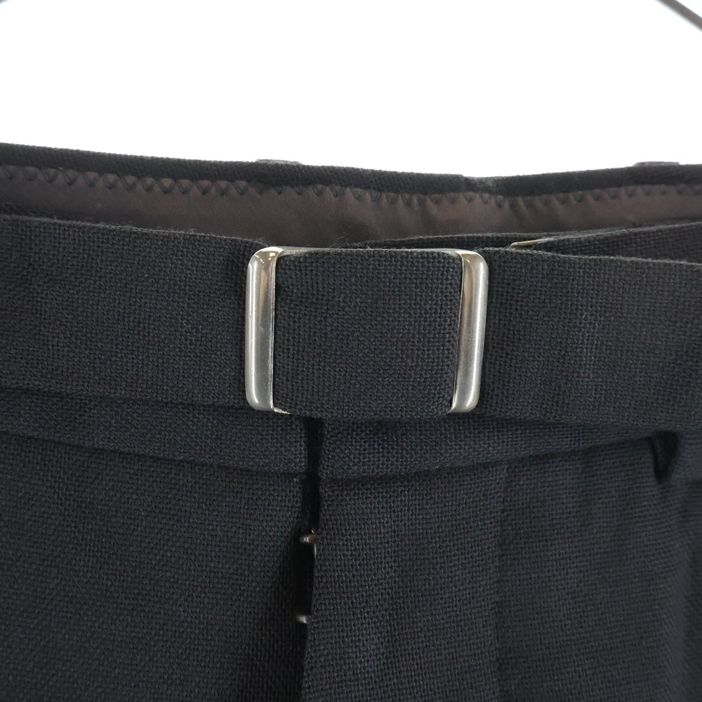 Maison Margiela(メゾンマルジェラ) 00AW 本人期 Wool Belt Pants ウールベルトパンツ スラックス グレー