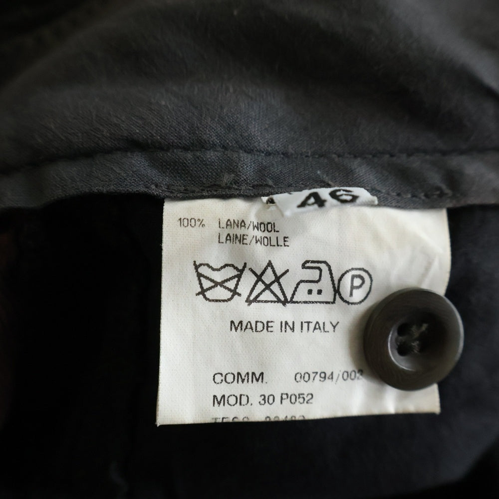 Maison Margiela(メゾンマルジェラ) 00AW 本人期 Wool Belt Pants ウールベルトパンツ スラックス グレー