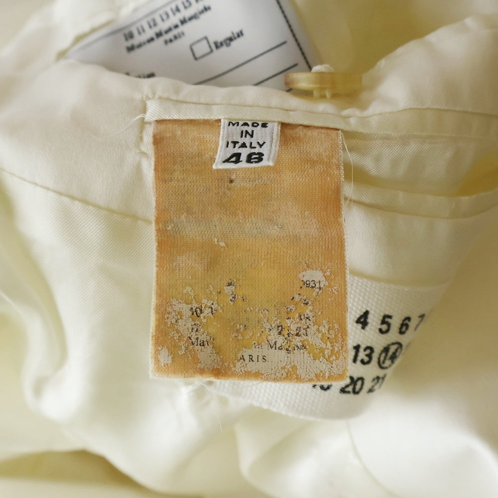 Maison Margiela(メゾンマルジェラ) 1B Tailored Jacket テーラードジャケット ホワイト