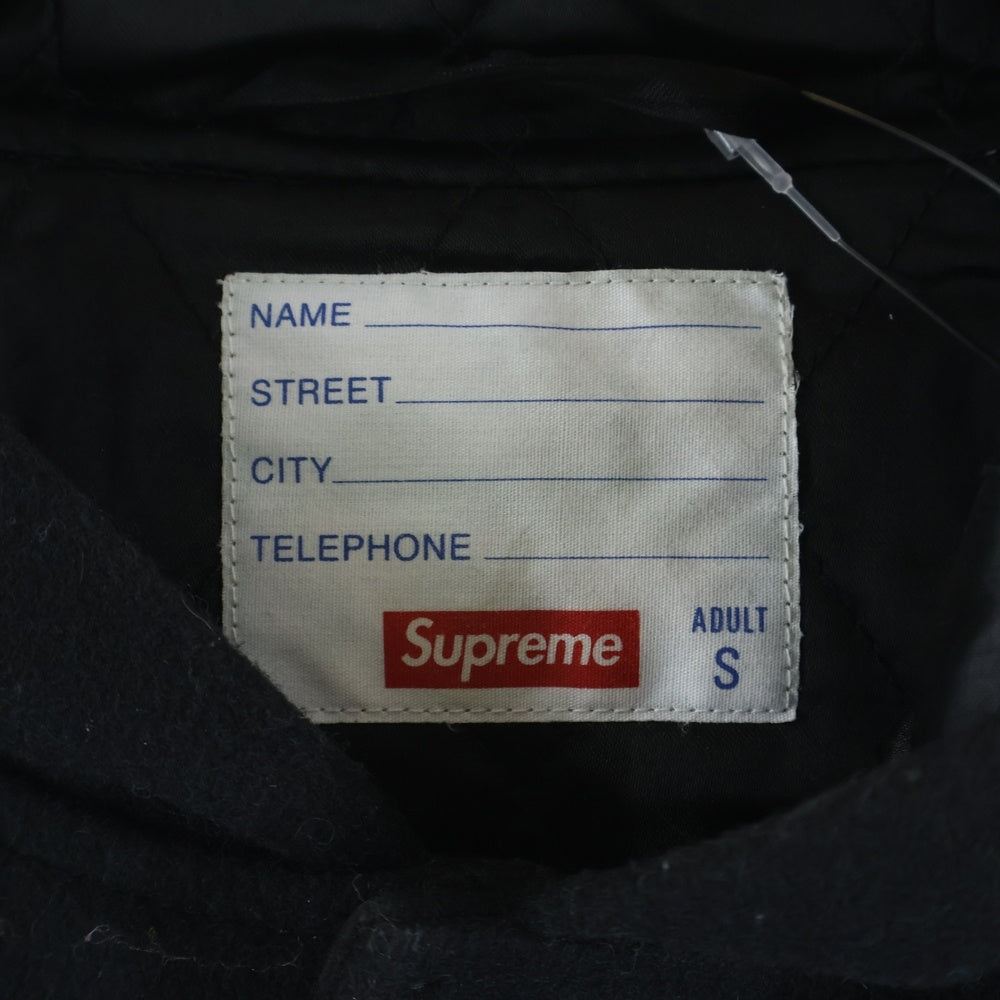 SUPREME(シュプリーム) 20AW King Hooded Varsity Jacket キングフーデッドバーシティスタジャンブルゾン ブラック