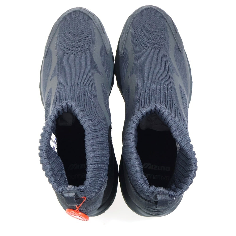 MIZUNO(ミズノ) ×nonnative Wave Mujin TL Mid GORE-TEX ウェーブ ムジン ティーエル ミッド ゴアテックス ローカットスニーカー グレー US9/27cm D1GG215503