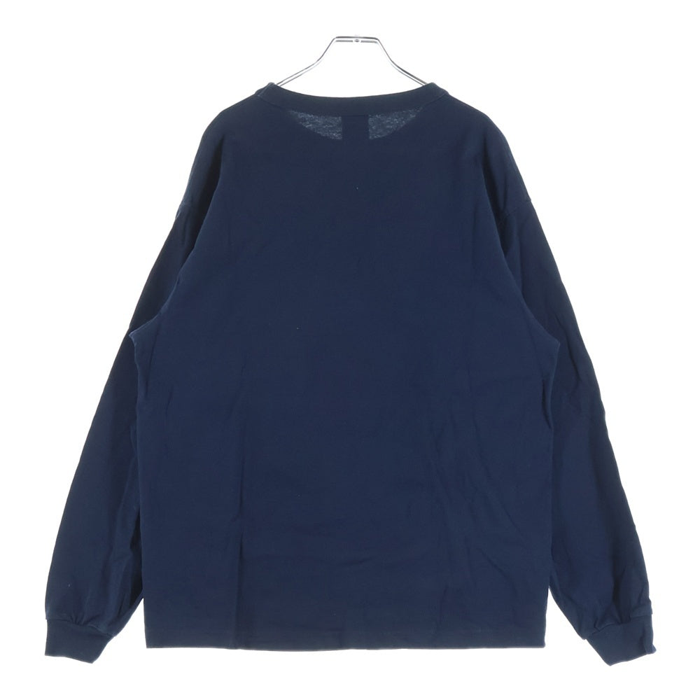 WTAPS(ダブルタップス) 21SS ChampionL/S T-Shirt チャンピオン ロゴ刺繍長袖Tシャツ ロンT ネイビー C8-T410