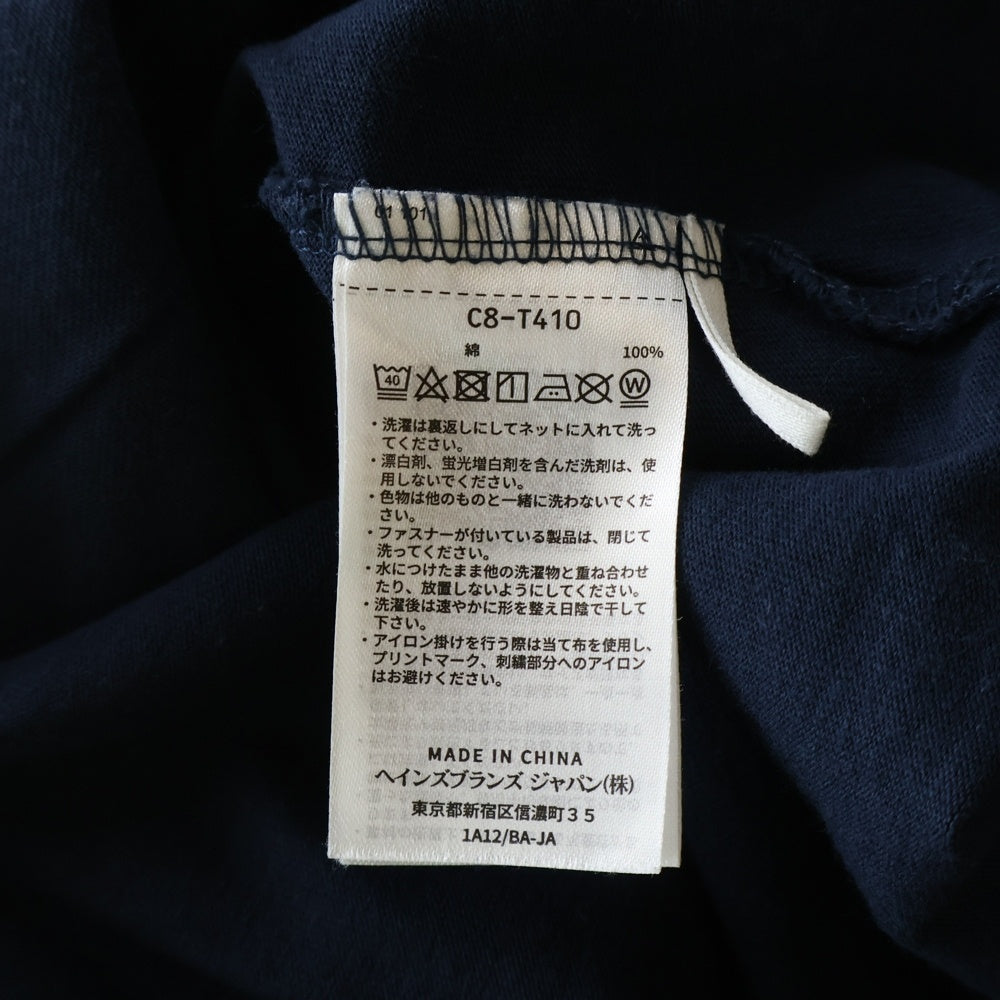 WTAPS(ダブルタップス) 21SS ChampionL/S T-Shirt チャンピオン ロゴ刺繍長袖Tシャツ ロンT ネイビー C8-T410