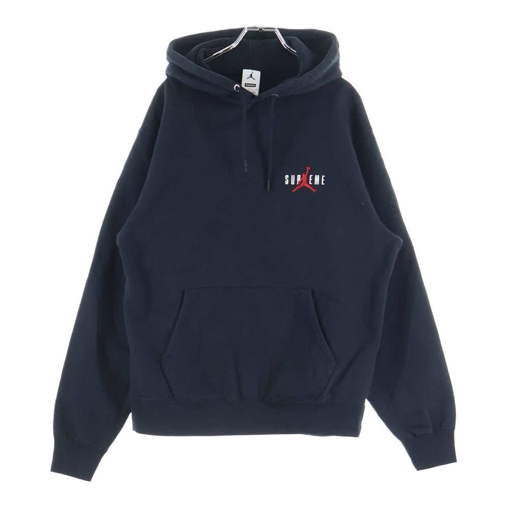 SUPREME(シュプリーム) 24AW Jordan Hooded Sweatshirt ジョーダン ロゴ刺繍 プルオーバースウェットパーカー フーディー ブラック HF0836-010