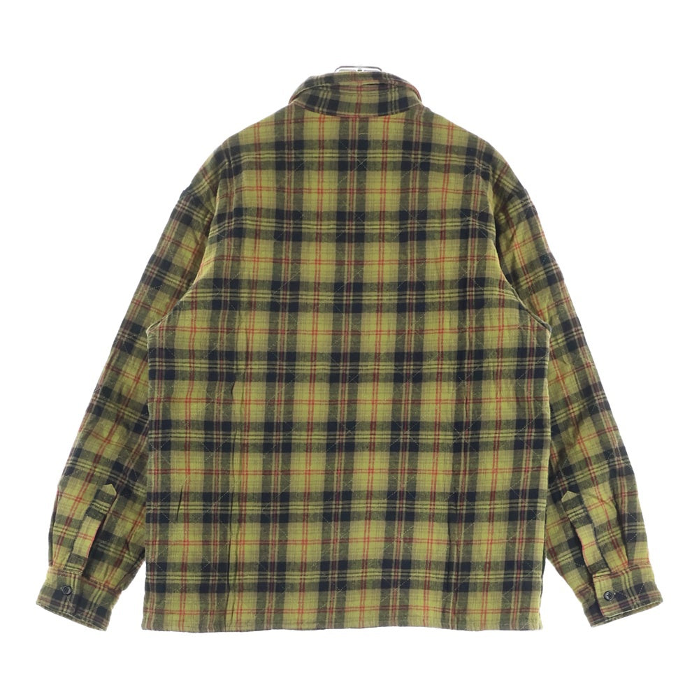SUPREME(シュプリーム) 21AW Quilted Plaid Flannel Shirt スターロゴ