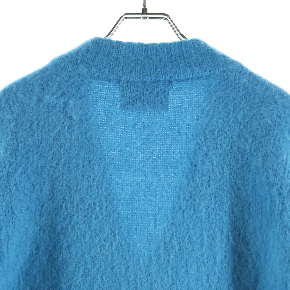 NO BRAND(ノーブランド) BONSAI(ボンサイ) MOHAIR KNIT CARDIGAN モヘヤニットカーディガン ブルー