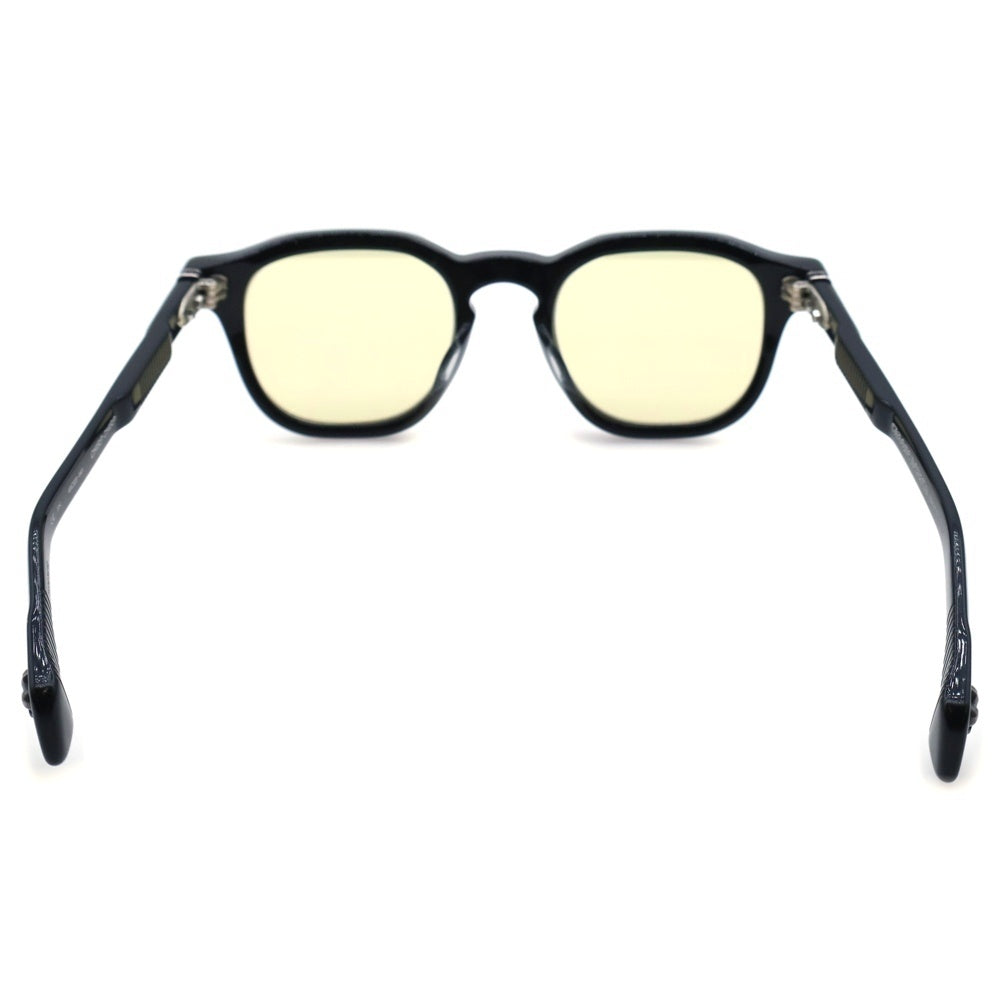 CHROME HEARTS(クロムハーツ) CHIRP CHIRP サイドフレアニー ウェリントンサングラス 眼鏡 アイウェア ブラック ※度入り