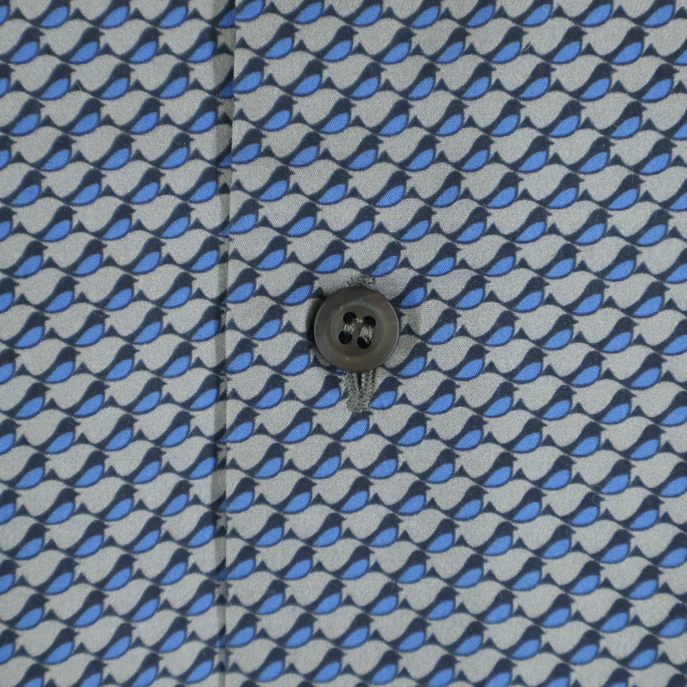 PRADA(プラダ) 総柄長袖シャツ グレー UCM897