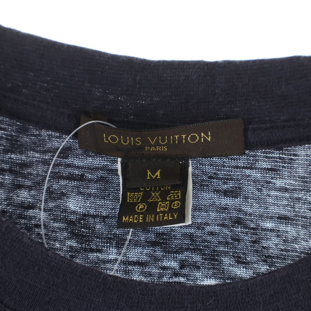 LOUIS VUITTON(ルイヴィトン) LVロゴプリント 半袖Tシャツ ネイビー