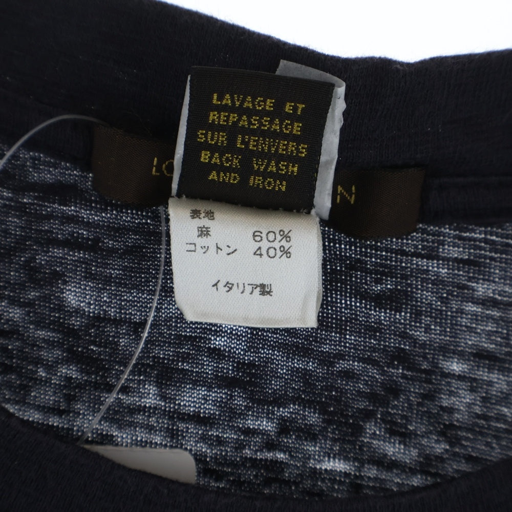 LOUIS VUITTON(ルイヴィトン) LVロゴプリント 半袖Tシャツ ネイビー