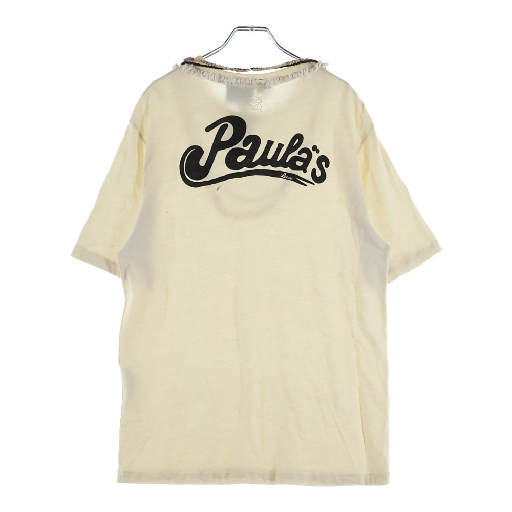 LOEWE(ロエベ) Beach Style T-Shirt アナグラム 半袖Tシャツ アイボリー H6299250CR