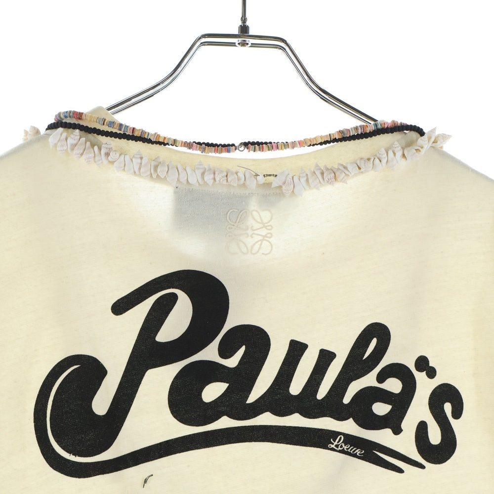 LOEWE(ロエベ) Beach Style T-Shirt アナグラム 半袖Tシャツ アイボリー H6299250CR