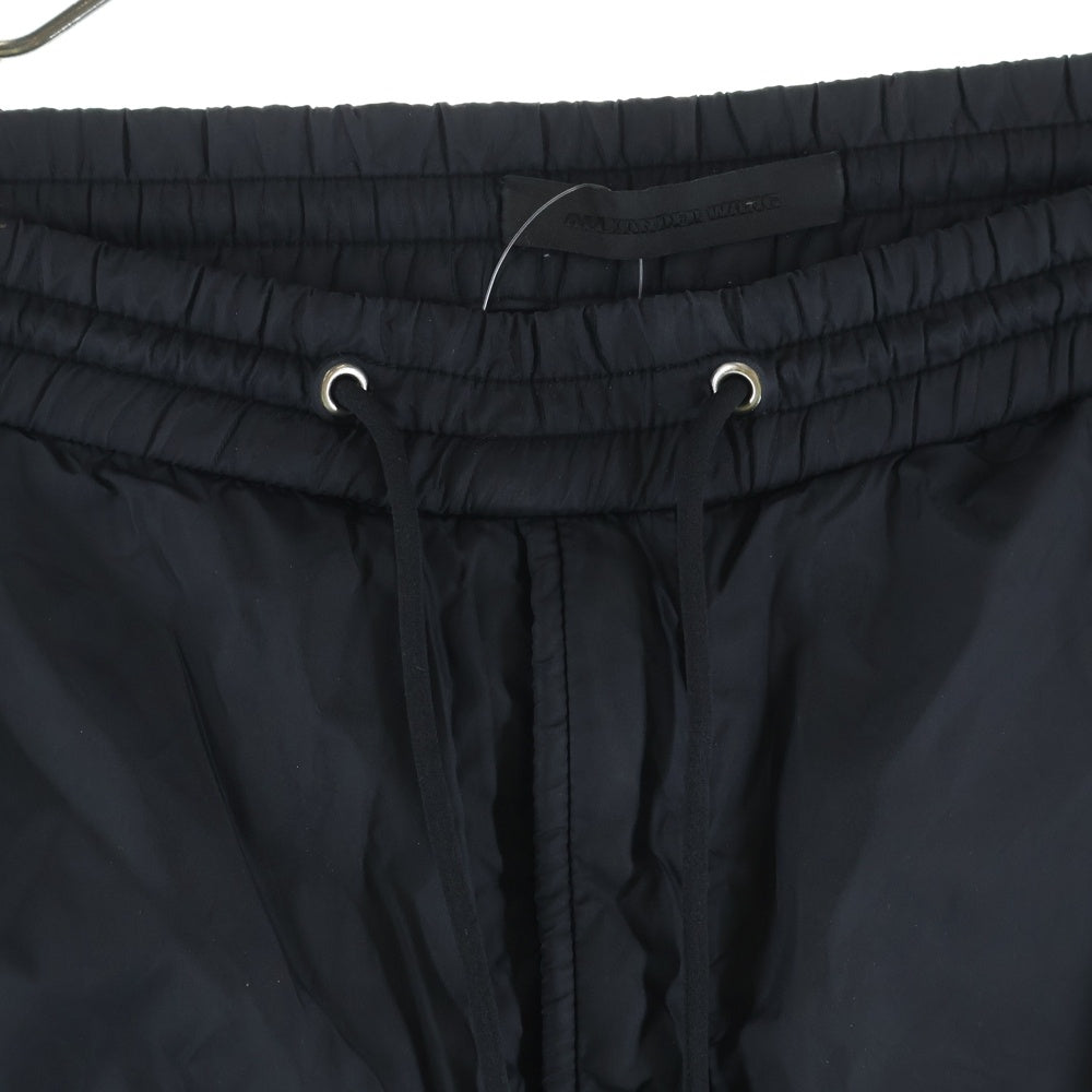 ALEXANDER WANG(アレキサンダーワン) ドローコード ナイロン トラックパンツ ブラック 22-16-0060