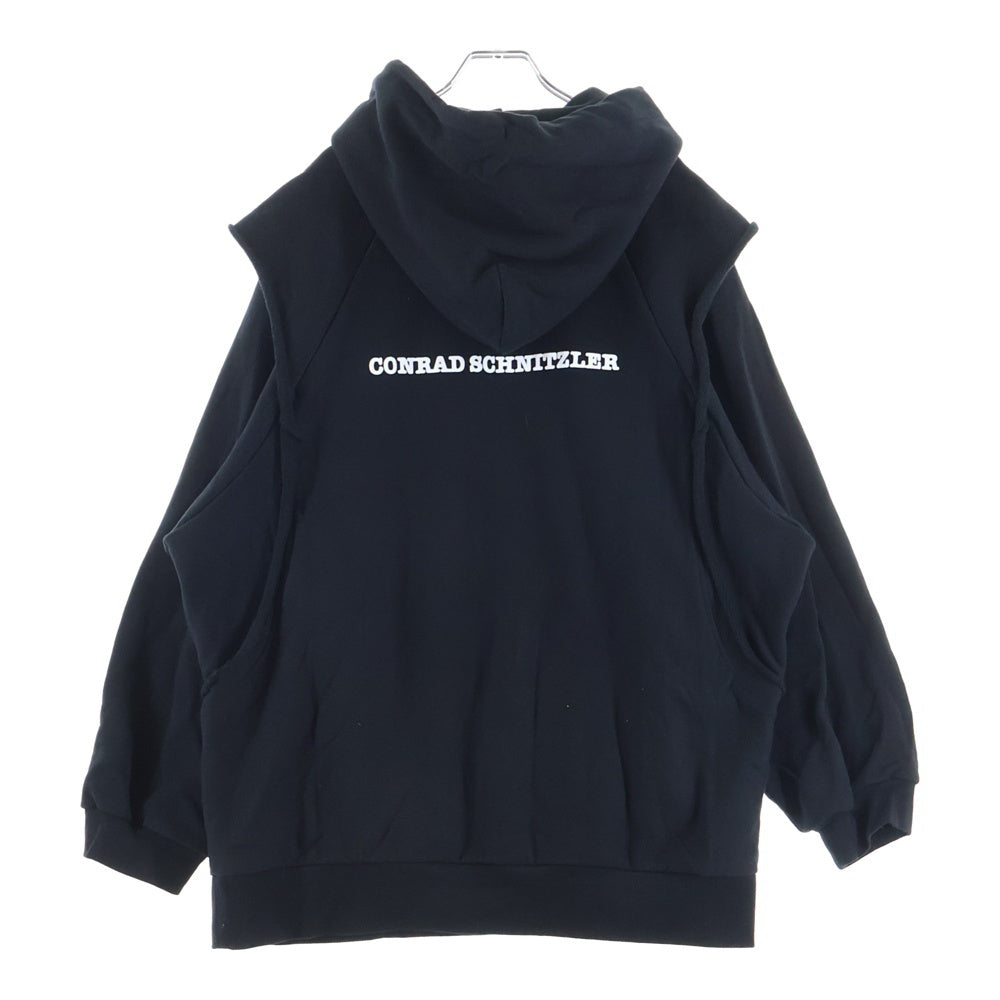 UNDERCOVER(アンダーカバー) CONRAD SCHINITZLER HOODIE コンラッド シニツラー フーディー プルオーバースウェットパーカー ブラック UC2E4803-2