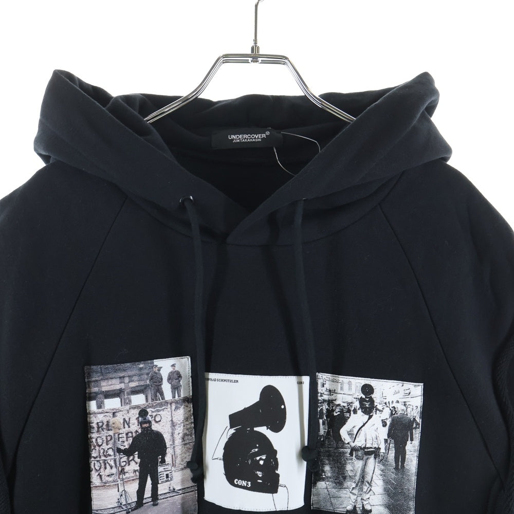 UNDERCOVER(アンダーカバー) CONRAD SCHINITZLER HOODIE コンラッド シニツラー フーディー プルオーバースウェットパーカー ブラック UC2E4803-2