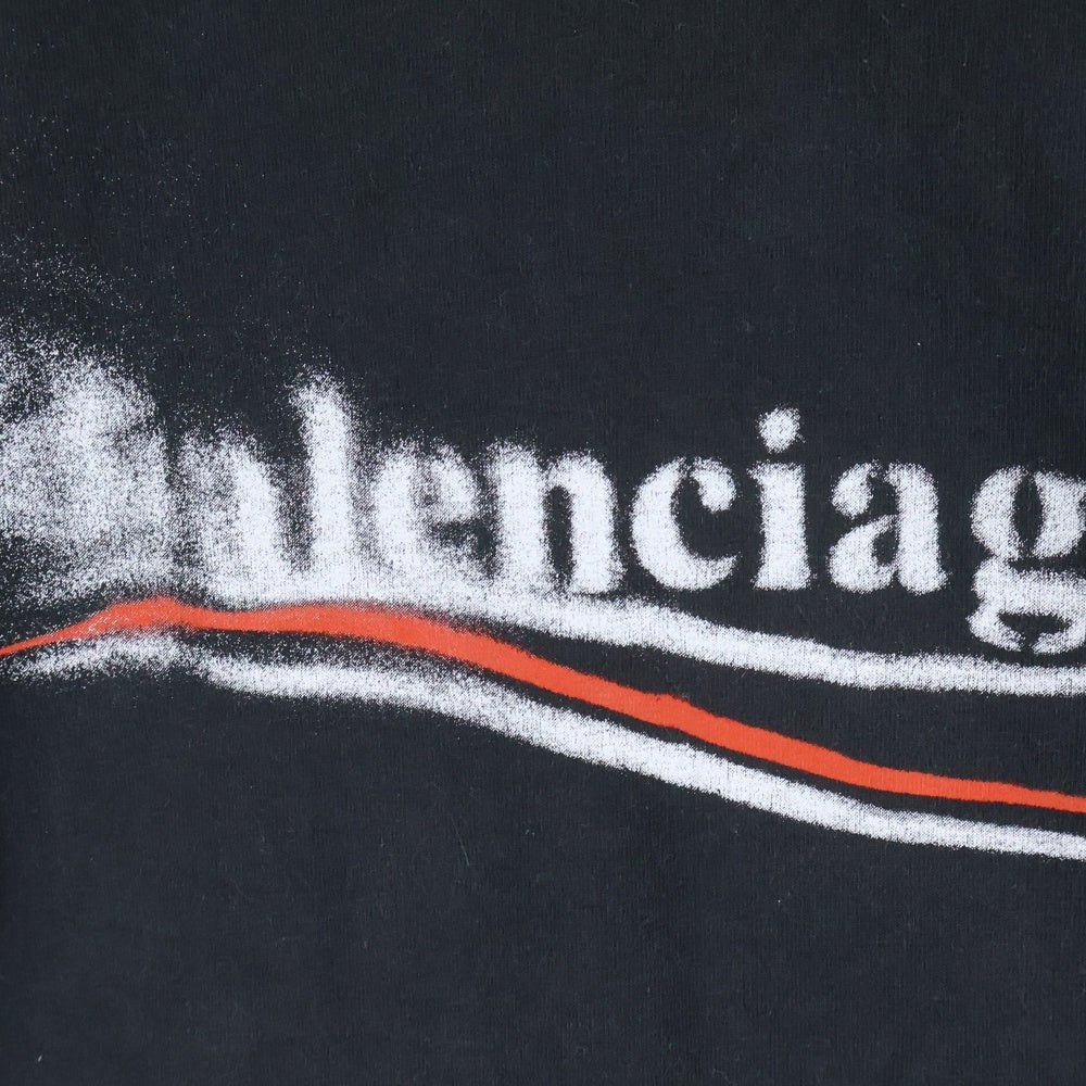 BALENCIAGA(バレンシアガ) ロゴプリントミディアムフィット半袖Tシャツ
