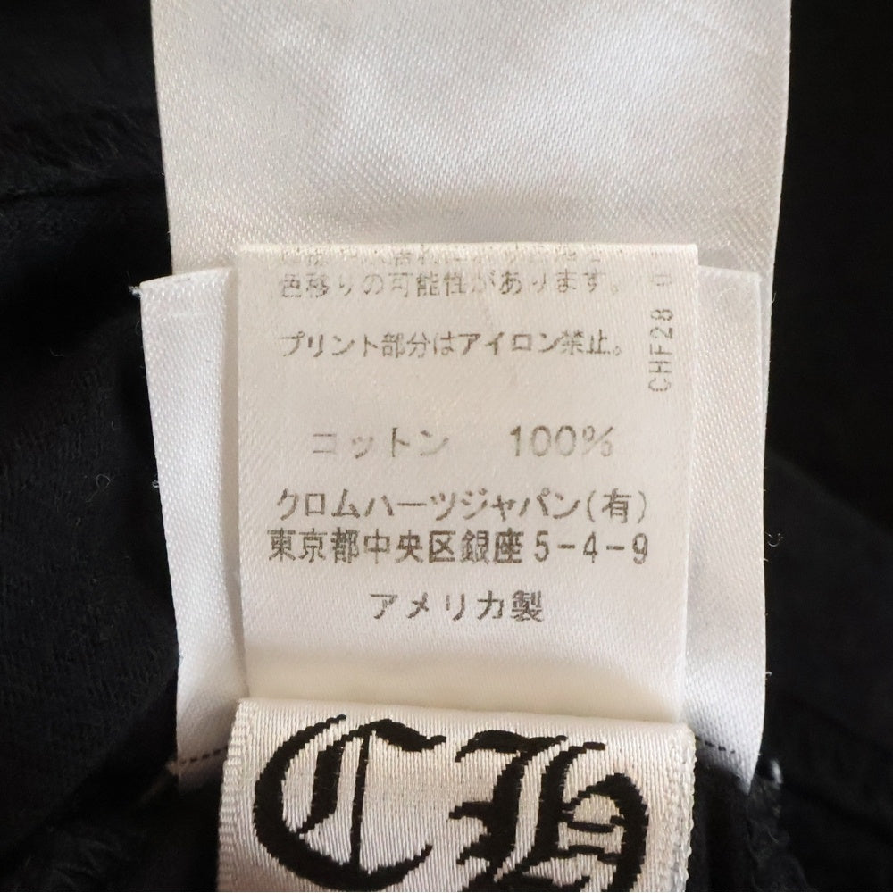 CHROME HEARTS(クロムハーツ) CH T-SHRT TOKYO限定 スクロールラベルプリント 半袖Tシャツ ブラック