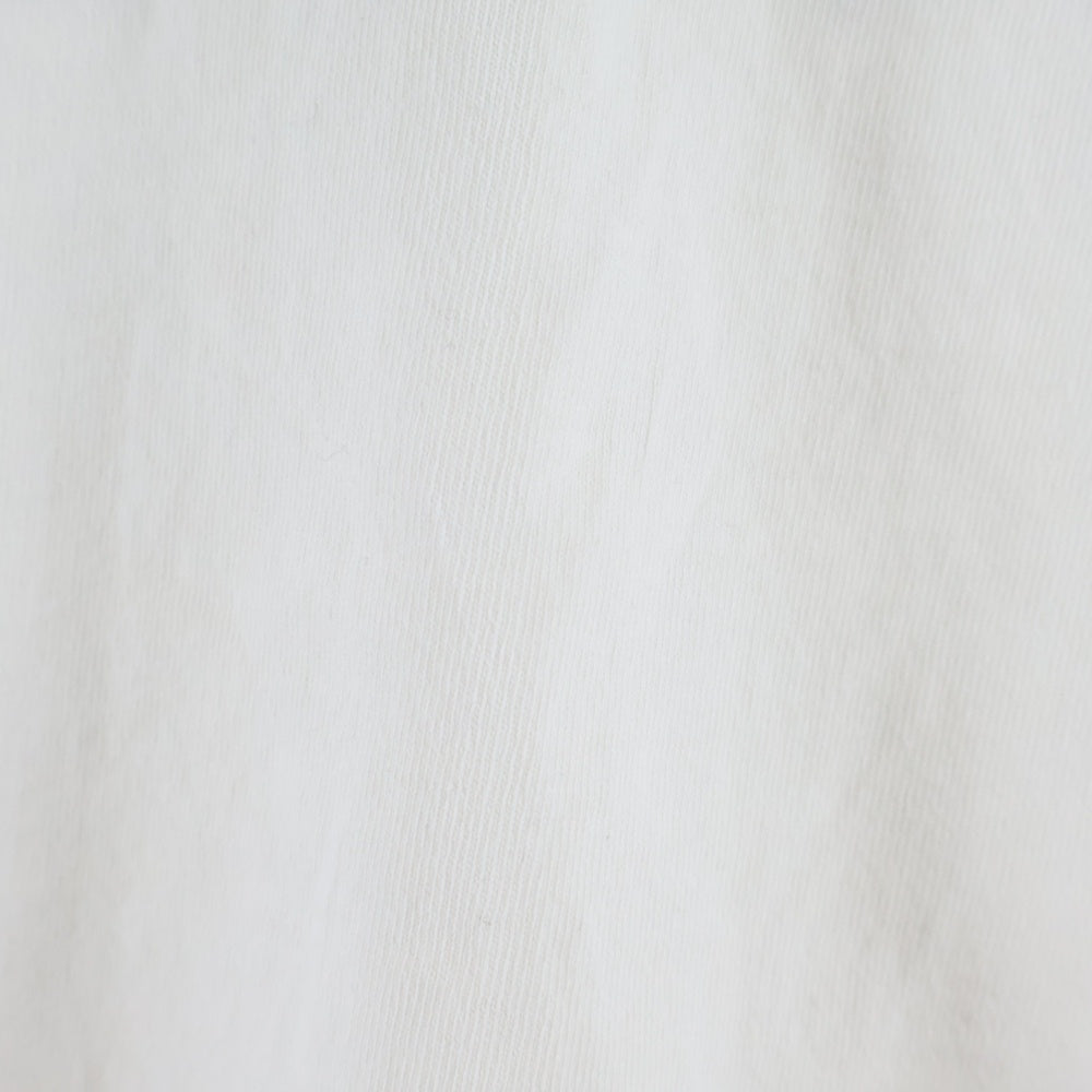 SAINT MICHAEL(セントマイケル) 23SS TIME IS ETRNL 両面プリント クルーネック 半袖Tシャツ ホワイト SM-A23-0000-004