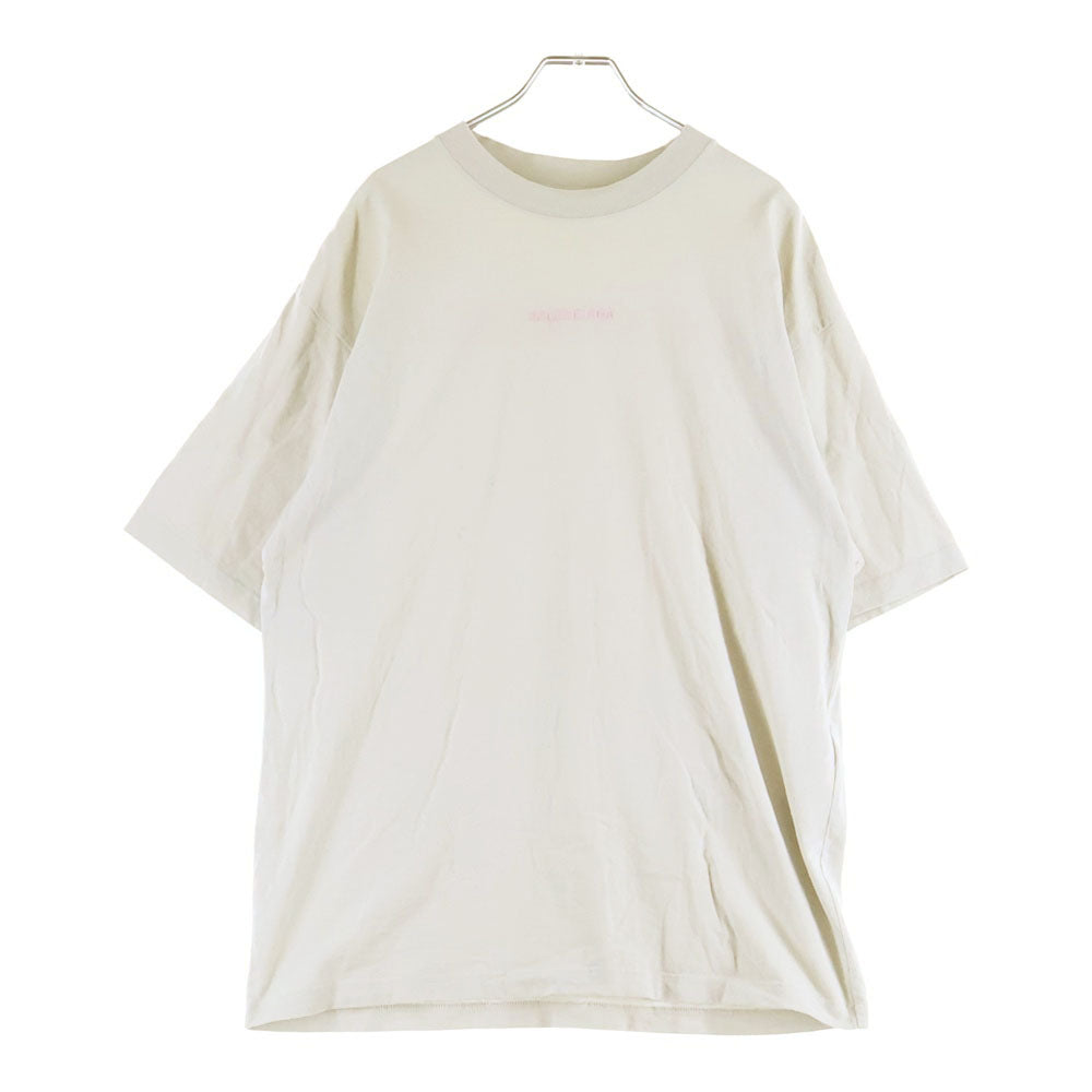 BALENCIAGA(バレンシアガ) MEDIUM FIT TEE ミディアム フィット 半袖Tシャツ カットソー ベージュ 764235 TSVO9