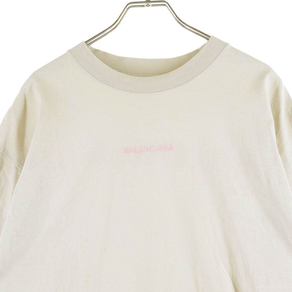 BALENCIAGA(バレンシアガ) MEDIUM FIT TEE ミディアム フィット 半袖Tシャツ カットソー ベージュ 764235 TSVO9