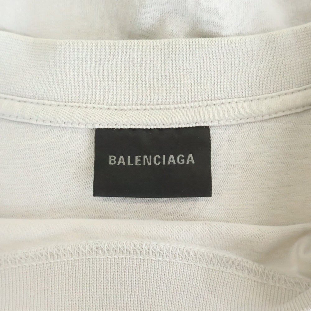 BALENCIAGA(バレンシアガ) MEDIUM FIT TEE ミディアム フィット 半袖Tシャツ カットソー ベージュ 764235 TSVO9