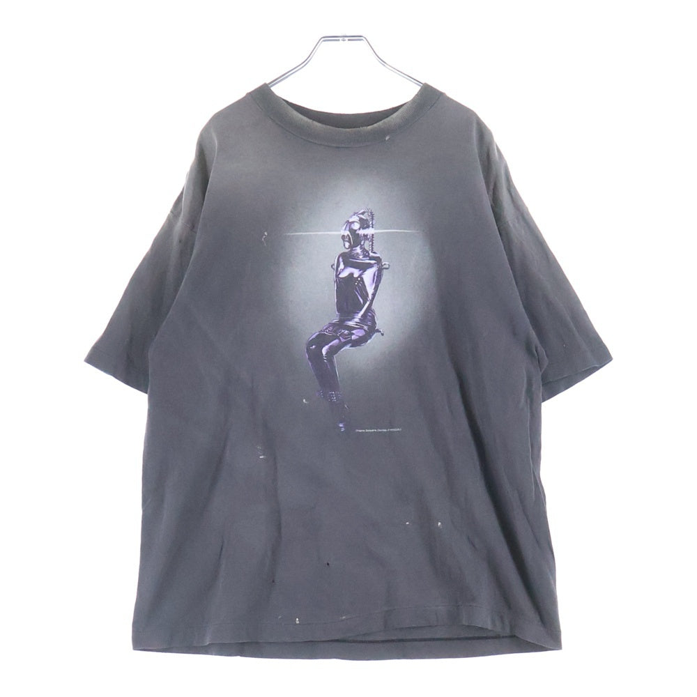 SAINT MICHAEL(セントマイケル) ×Hajime Sorayama SS TEE MASK 空山基 マスク 半袖Tシャツ カットソー グレー SM-HR1-0000-C75