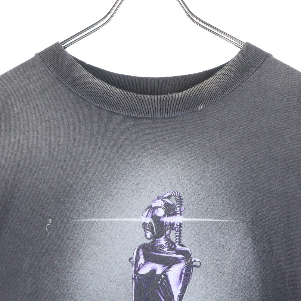 SAINT MICHAEL(セントマイケル) ×Hajime Sorayama SS TEE MASK 空山基 マスク 半袖Tシャツ カットソー グレー SM-HR1-0000-C75