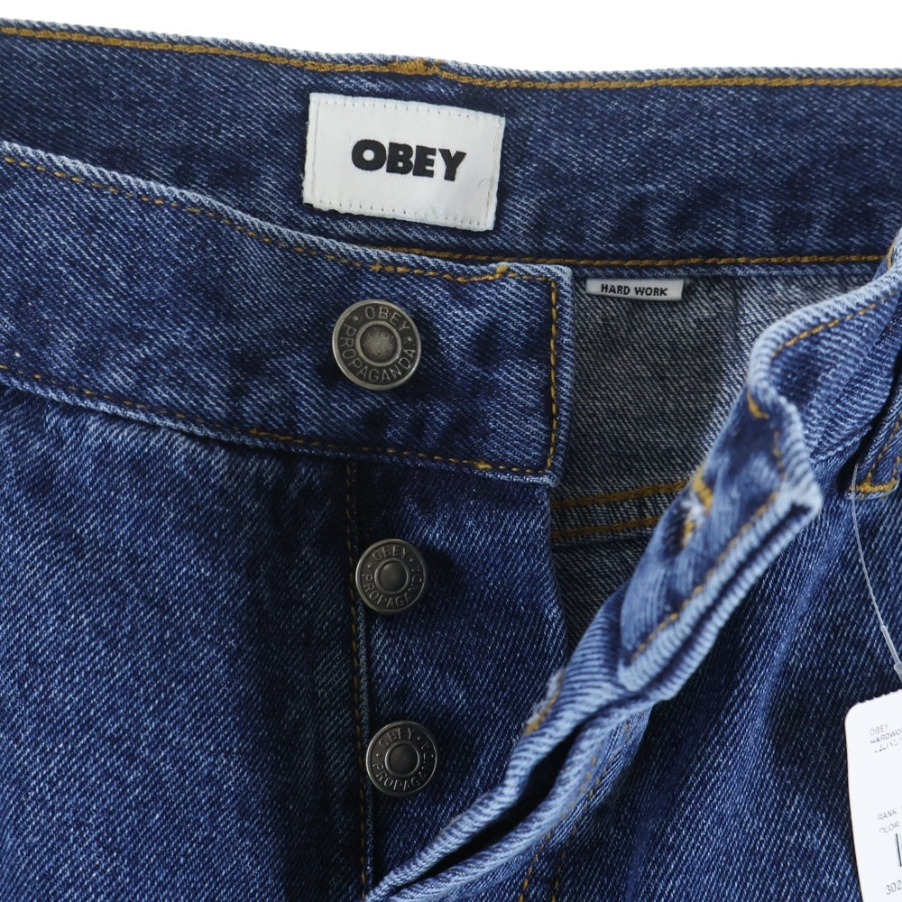 OBEY(オベイ) HARDWORK DENIM PANTS ハードワーク デニムパンツ インディゴ 142010077-21H