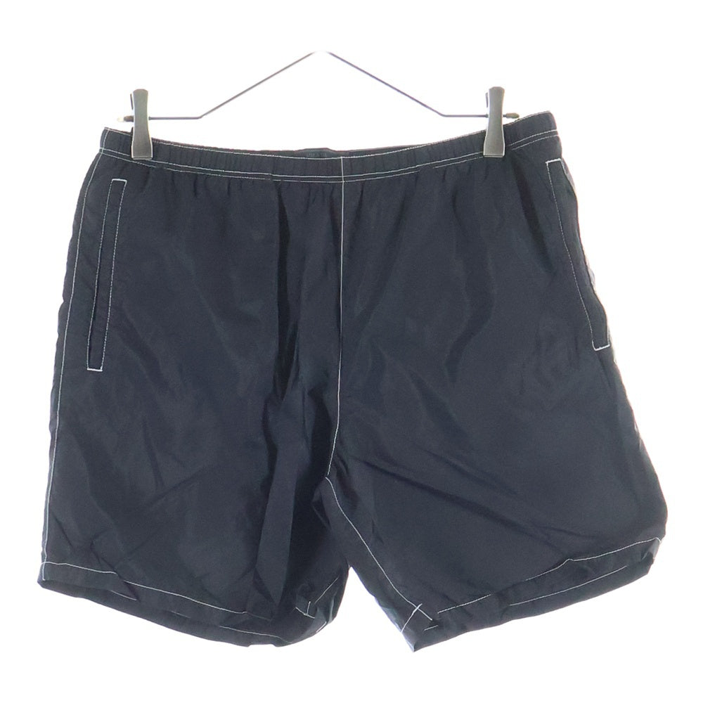 PRADA(プラダ) トライアングルロゴ ナイロンショートパンツ ハーフパンツ ブラック UB333 S221 1WQ9