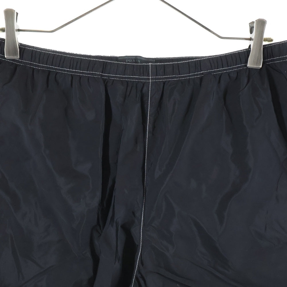 PRADA(プラダ) トライアングルロゴ ナイロンショートパンツ ハーフパンツ ブラック UB333 S221 1WQ9