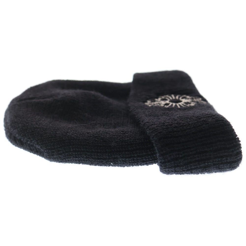 CHROME HEARTS(クロムハーツ) WATCH CAP ワッチキャップ CHロゴ刺繍 ビーニー ニット帽 帽子 ブラック