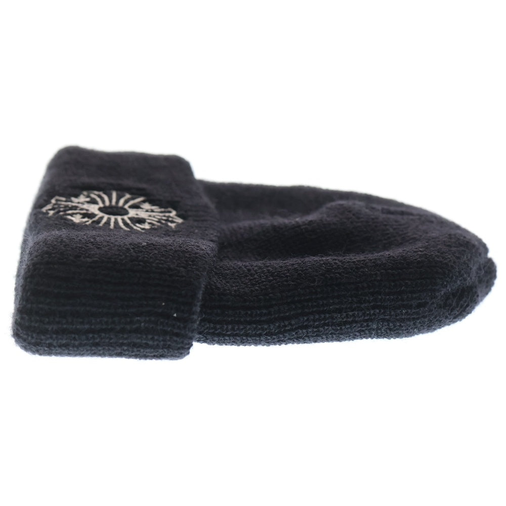 CHROME HEARTS(クロムハーツ) WATCH CAP ワッチキャップ CHロゴ刺繍 ビーニー ニット帽 帽子 ブラック