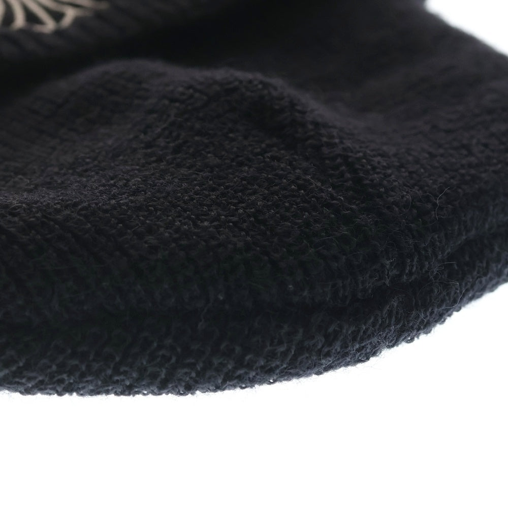 CHROME HEARTS(クロムハーツ) WATCH CAP ワッチキャップ CHロゴ刺繍 ビーニー ニット帽 帽子 ブラック
