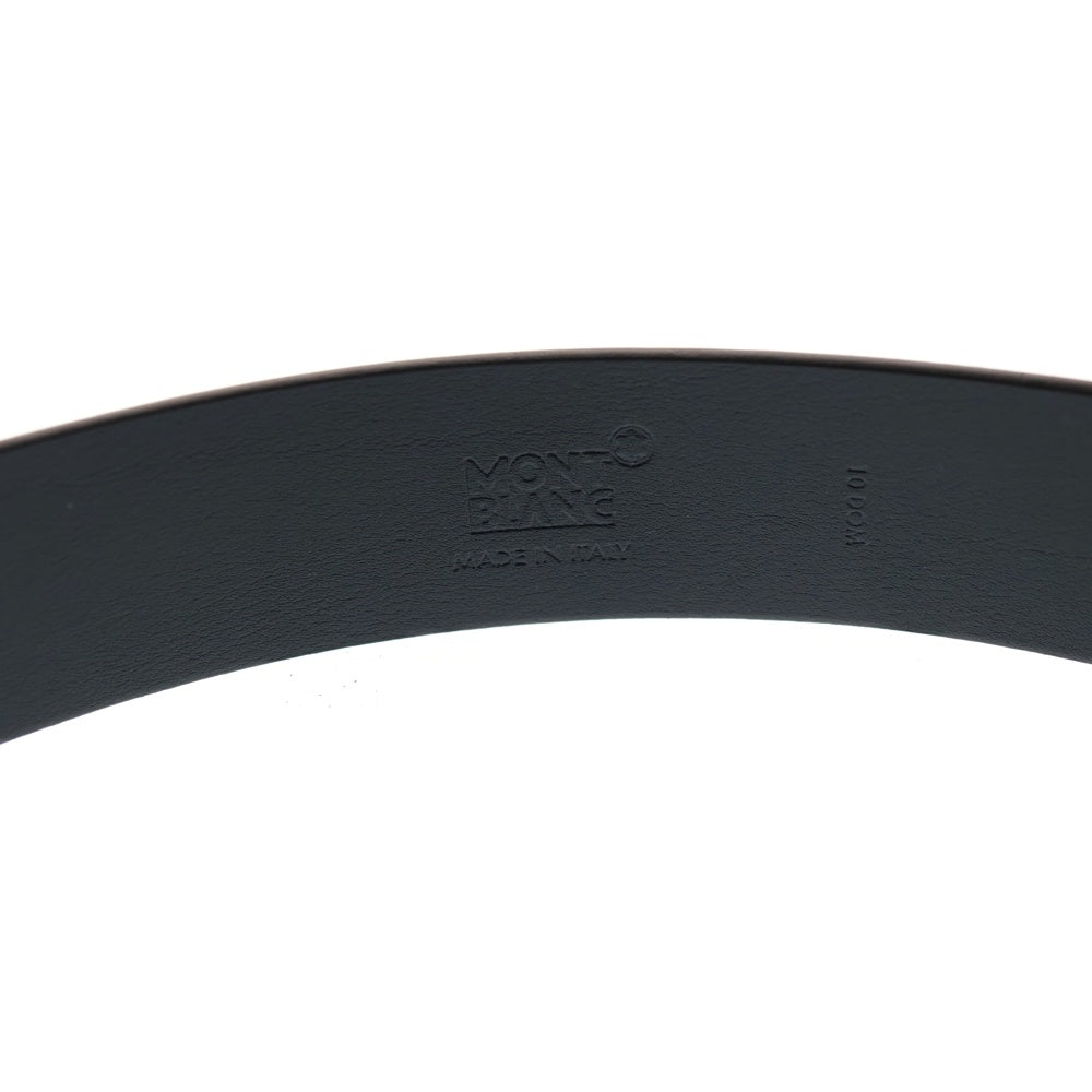 MONTBLANC(モンブラン) リバーシブルレザーベルト ブラック