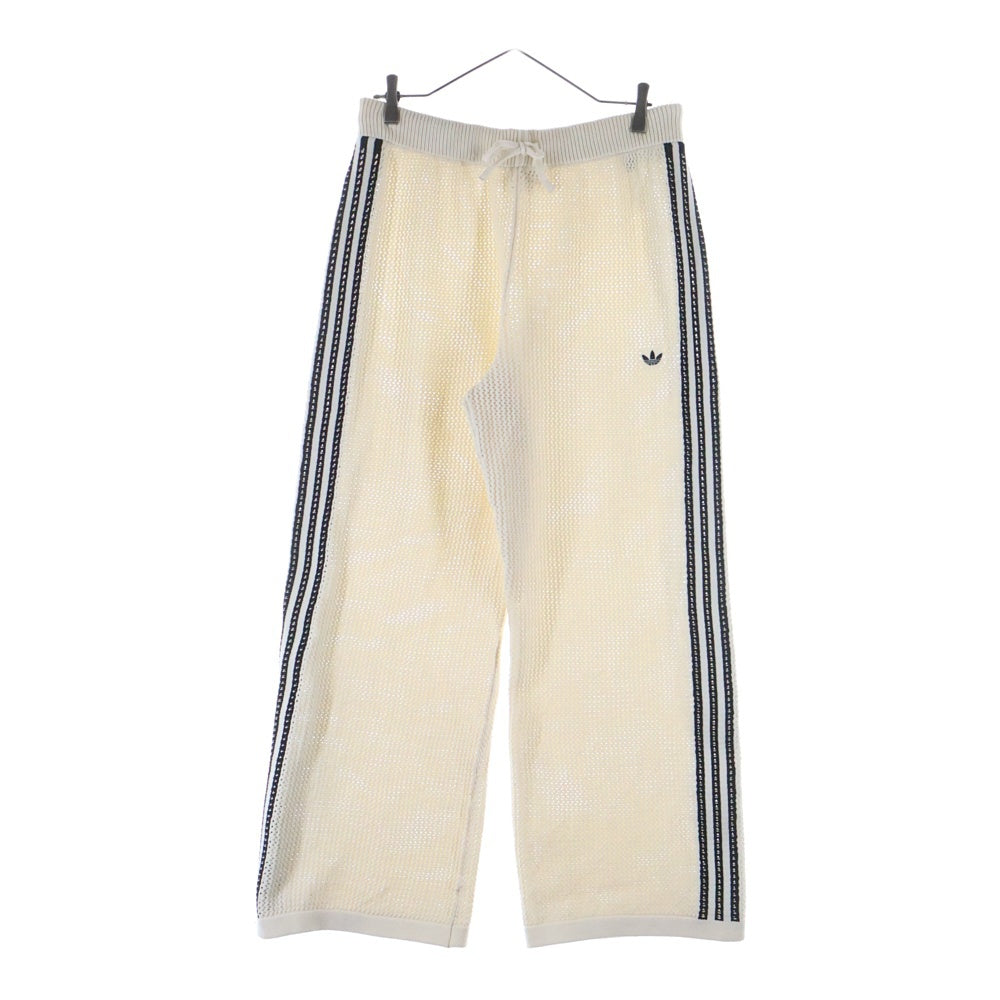 adidas(アディダス) PREMIUM TRACK PANTS プレミアム トラックパンツ ブラック/ホワイト KQU05-JD1080 レディース